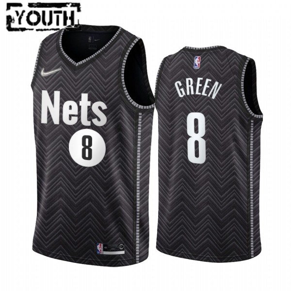 NBA Brooklyn Nets Trikot Jeff Green 8 2020-21 Earned Edition Swingman - Kinder
